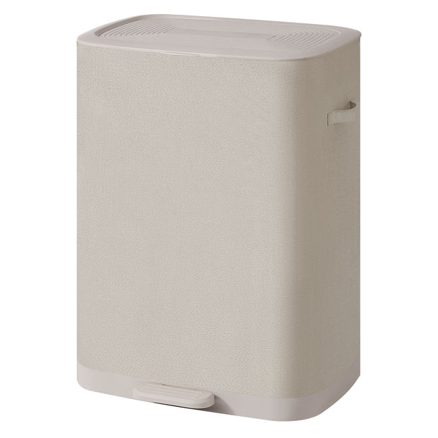 Wassorteerder met Deksel - 2 Vakken - 160 Liter - Pedaalbediening - Lichtbeige