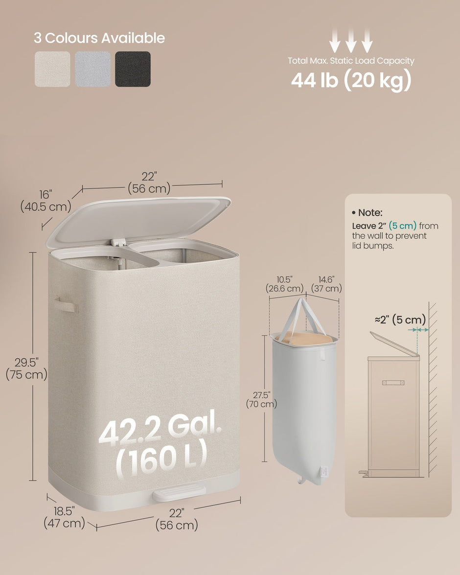 Recycling Bin - With Multiple Compartments