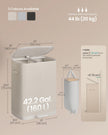 Recycling Bin - With Multiple Compartments