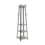 Coat Rack - Industrial Design - Med 3 hyllor - vintage -stil