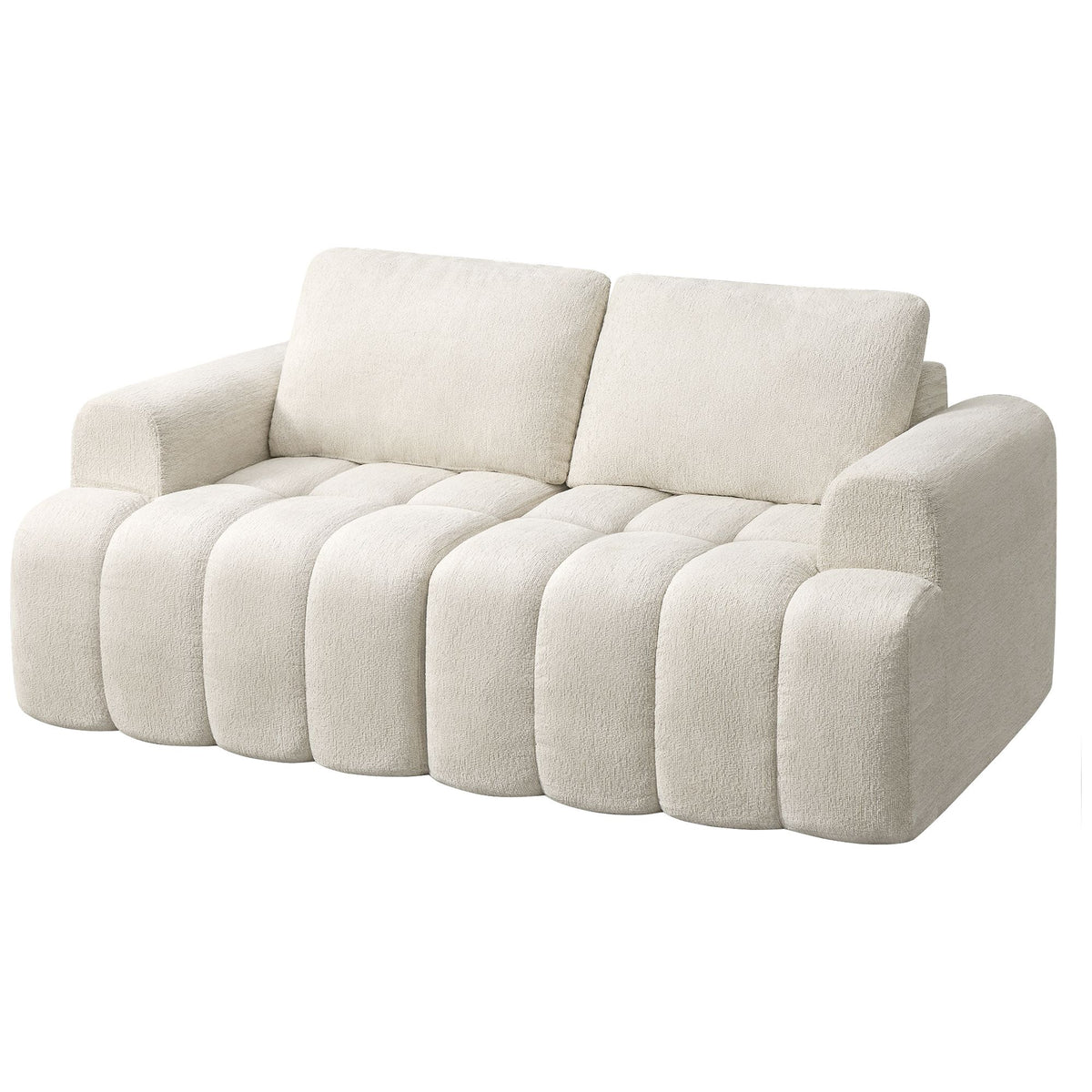 Modulaire Bank – Zonder Frame – Chenille – 176 x 92 cm – Wit