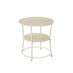 Sidobord med 2 hyllor och stålram