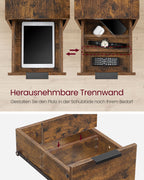 Sängbordet med låda - Modernt sidobord för sovrum eller vardagsrum (3)