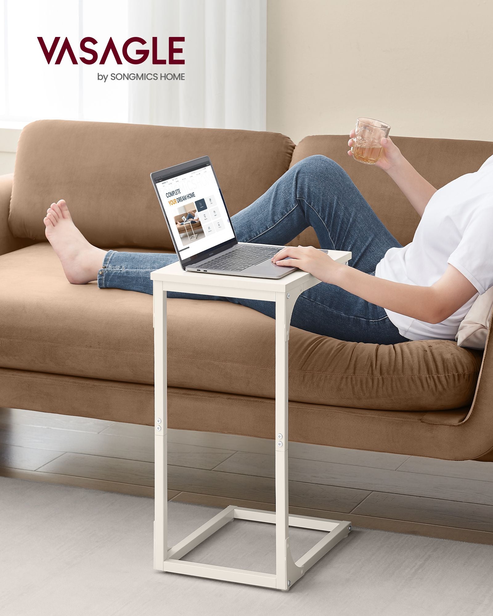 C-format sidobord med robust metallram