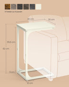 C-format sidobord med robust metallram