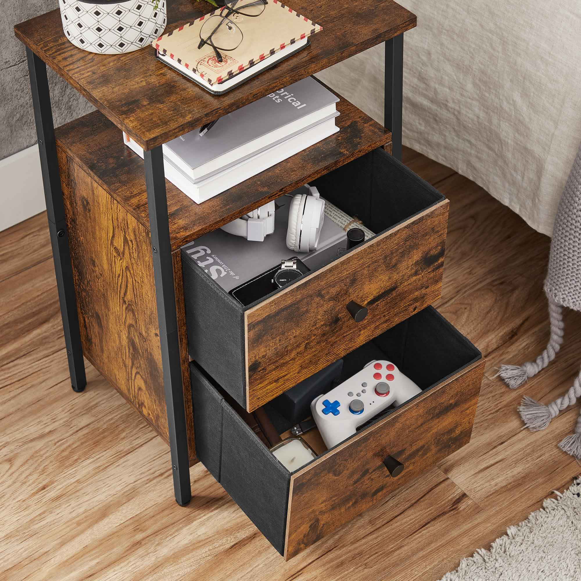 Sängbord - 2 lådor