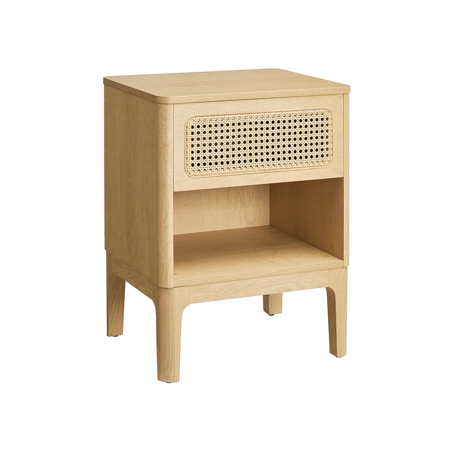 Bedside Table - Modern - Med låda och öppet fack