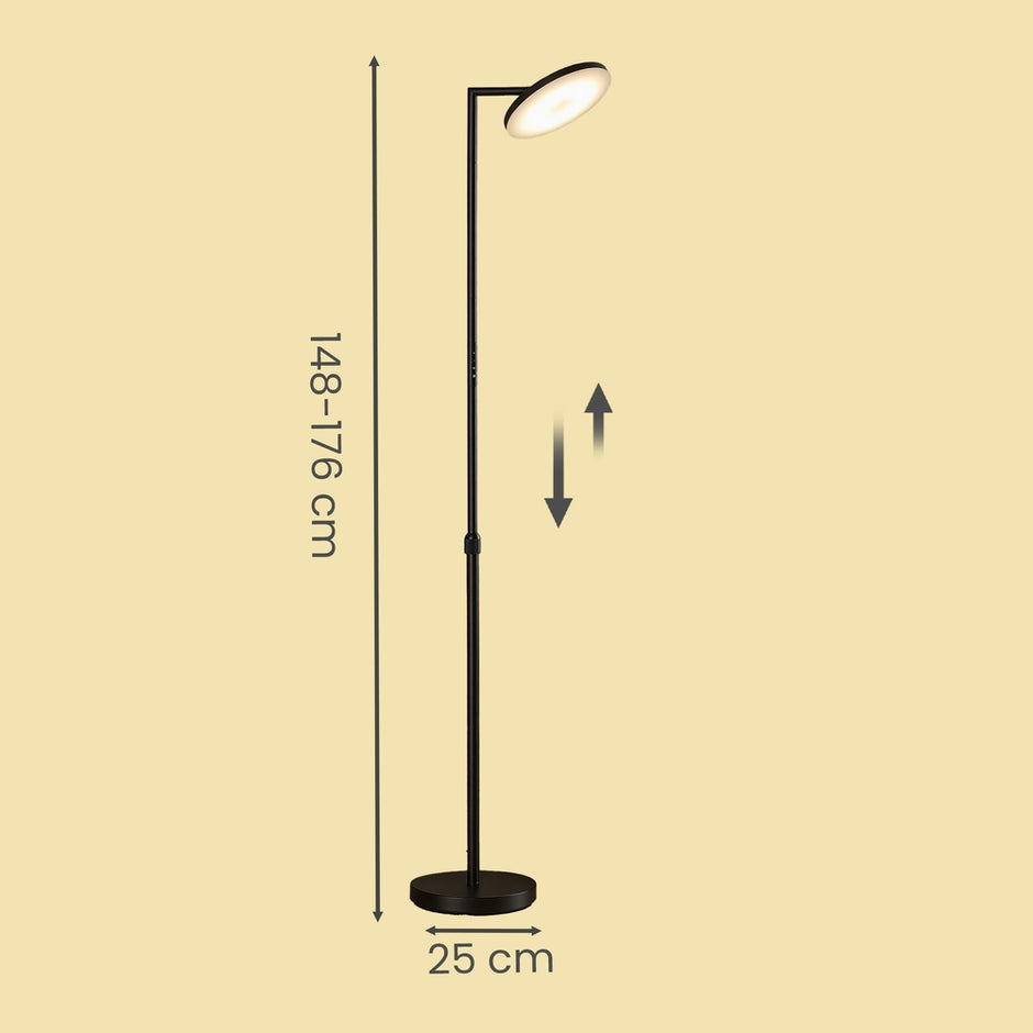 Nachtkastje - Met Stopcontact en USB - 2 Schuifladen - Zwart - 30 x 40,1 x 50,2 cm