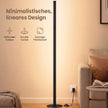 Vloerlamp - LED - Dimbaar - Zwart - 18 x 139,4 cm