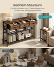 Consoletafel - 99 cm Breed - 3 Stoffen Lades - Smal - Vintage Bruin