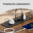 Nachtkastje - Set van 2 - Ledverlichting - 2 Lades - Bruin