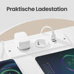 Nachtkastje - Set van 2 - Ledverlichting - 3 Lades - Wit