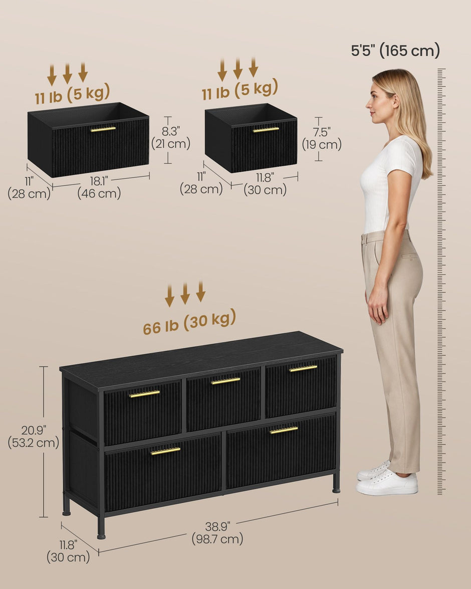 Chest of Drawers - Steel with Anti-Tip Kit