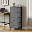Kledingrek - Met Ophangstang en Legplanken - Zwart - 40 x