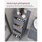 Sidoskåp - med 4 lådor