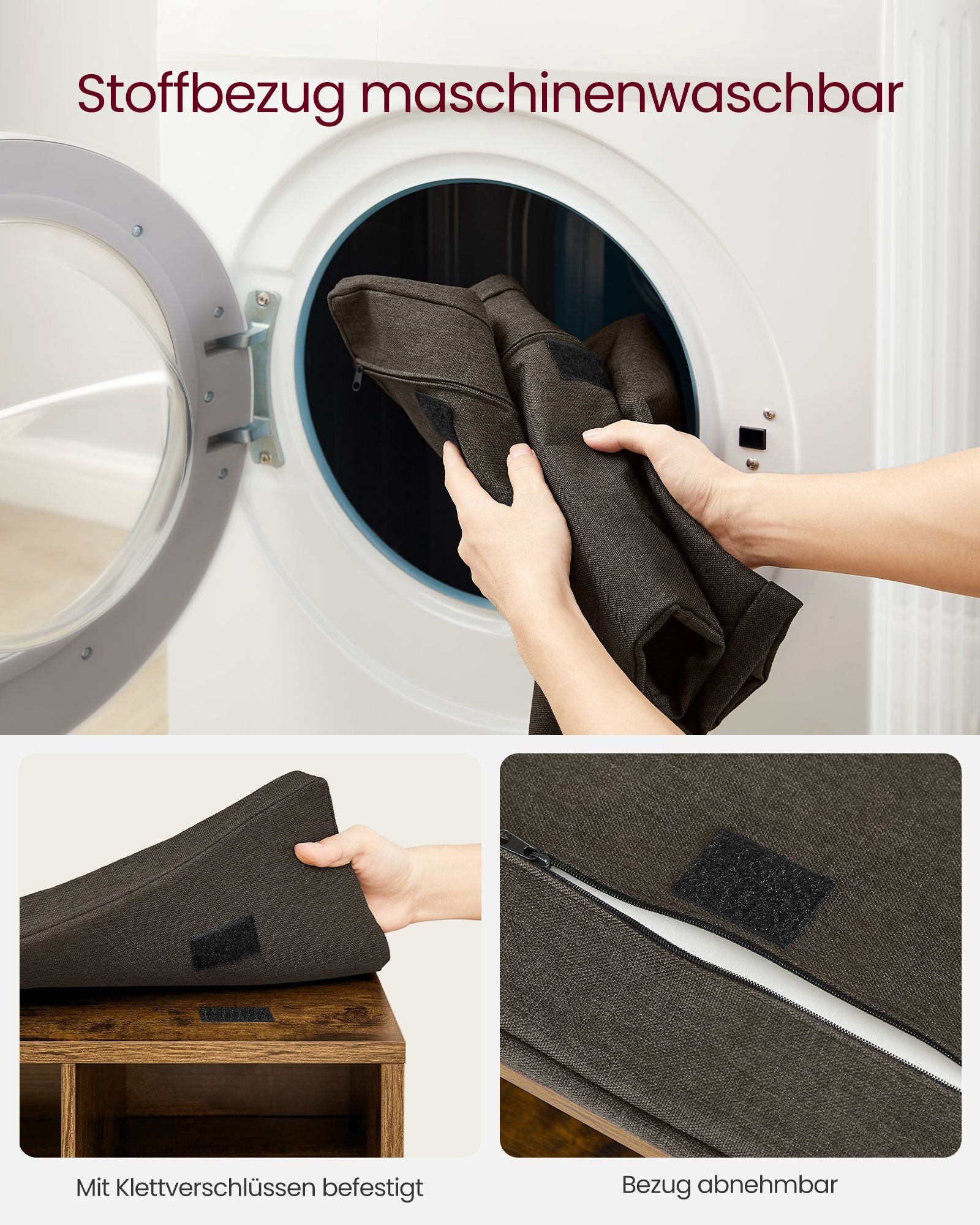 Sko rack med säte 30 x 87 x 48 cm vintage brunt pris