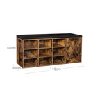 Shoe Bank - Shoe Cabinet - Shoe Rack - Gangcase - Vintage Brown