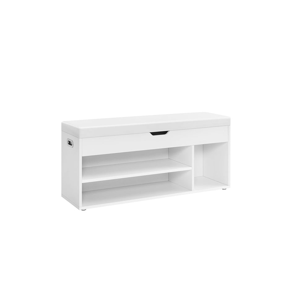 Skobänk – med sits – vintagebrun
