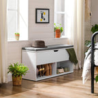 Shoe Bank - med 2 öppna fack och 1 låda - vit