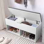 Shoe Bank - med 2 öppna fack och 1 låda - vit
