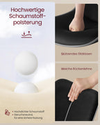 Barstolsuppsättning - Höjdjusterbar - roterande säte - sammet klädsel