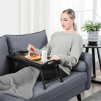 Bedblad - Laptop Standard - Breakfast Sheet - Foldbar - Vintage Brown / Black