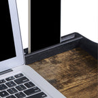 Bedblad - Laptop Standard - Breakfast Sheet - Foldbar - Vintage Brown / Black