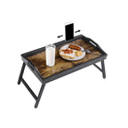Bedblad - Laptop Standard - Breakfast Sheet - Foldbar - Vintage Brown / Black