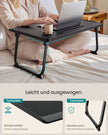 Laptoptafel voor op Bed – Inklapbaar – Met Lade – 60 x 40 x 27 cm – Inktzwart