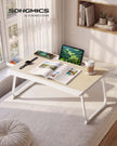 Laptoptafel voor op Bed – Inklapbaar – Met Lade – 60 x 40 x 27 cm – Natuurbeige