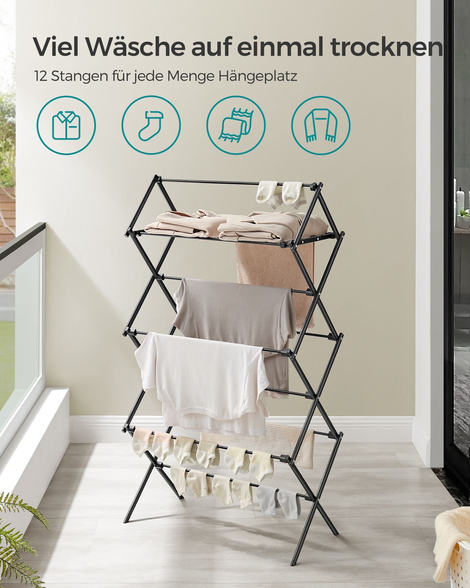 Draogk- med stålram- för inomhus- och utomhusbruk