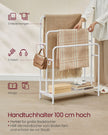 Handdukshållare – 3 barer – Cloud White-Natural Beige