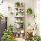 Bokhylla - Ladderboard - 6 Brädor - 60 x 30 x 204,8 cm - Industriell design