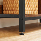 Vardagsrumskåp - förvaringsskåp - Standing Rack - Brown -zwart