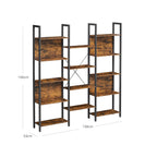 Bokhylla - Stege Cabinet - vardagsrumskåp - Decoret - Vintage Brown / Black