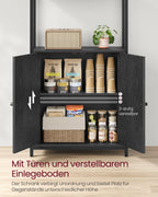 Bokhylla 24 x 60 x 159,5 cm ebenholts svart-bläck svart