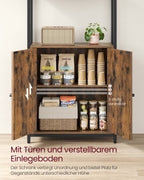 Bokhylla 24 x 60 x 159,5 cm vintage brun-bläck svart