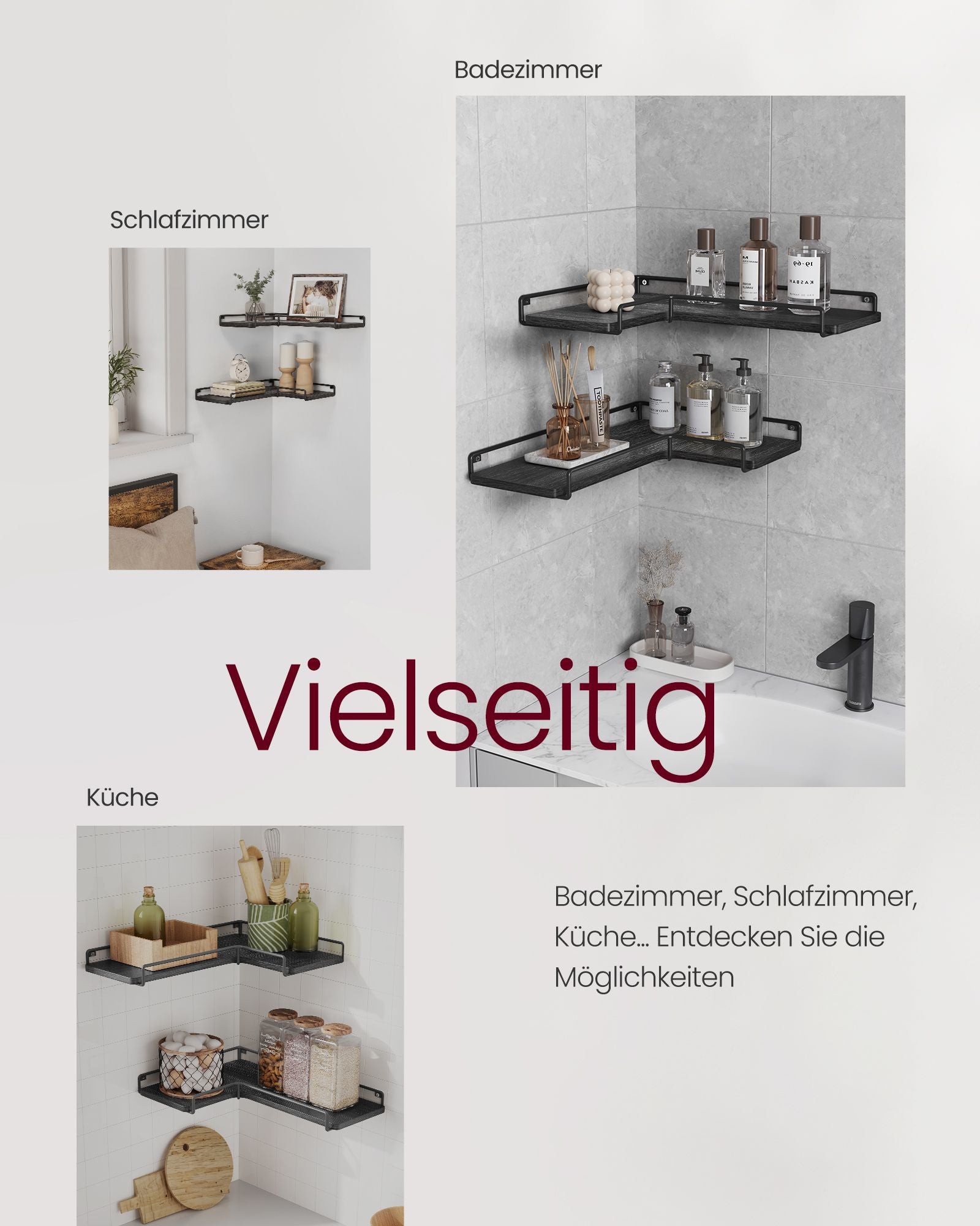 Corner Board-l-formad-industriell design-svart