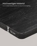 Corner Board-l-formad-industriell design-svart