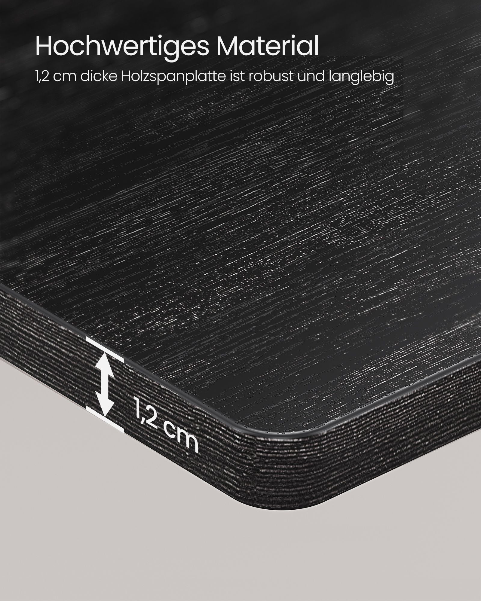 Corner Board-l-formad-industriell design-svart