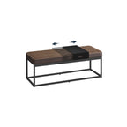 Hembänk med förvaringsutrymme - Konstgjord läder - Tidlös design