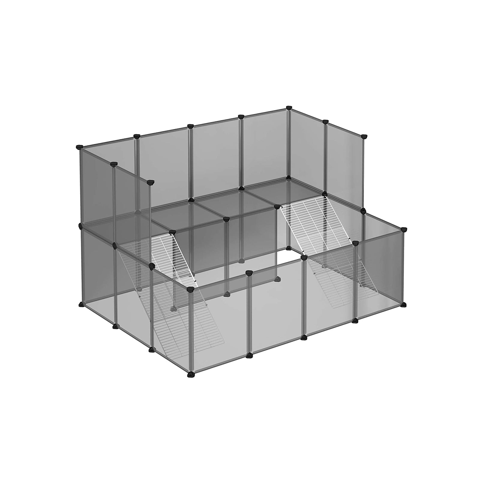 Animal House - Animal Cage - Animal Stay - For Small Animals - Grey