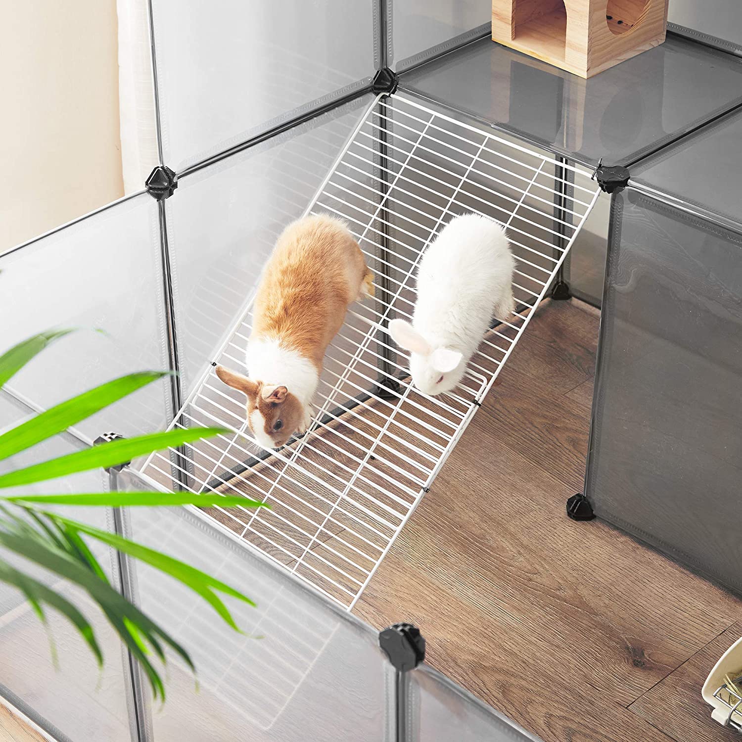 Animal House - Animal Cage - Animal Stay - For Small Animals - Grey
