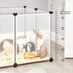 Animal Cage - utomhushus för hamster, marsvin, kanin - transparent