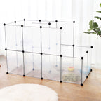 Animal Cage - Lands reträtt - för marsvin, kaniner, hamstrar - transparent