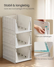 Lade-organizer - Opvouwbaar - Set van Meerdere Boxen - Wit - 43 x 33 x 25 cm