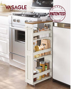 Vagn - smal - 4 nivåer - handtag