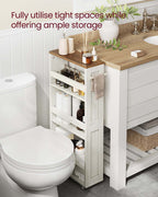 Vagn - smal - 4 nivåer - handtag