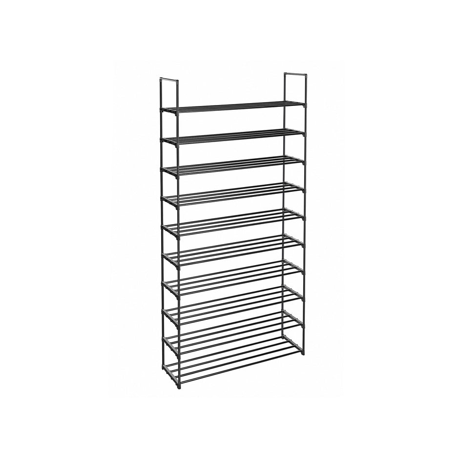 Skoställ – Utrymmesbesparande design – Trä – Brun