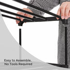 Shoe Rack - 3 -lagring av lagringsstället - Svart - Svart